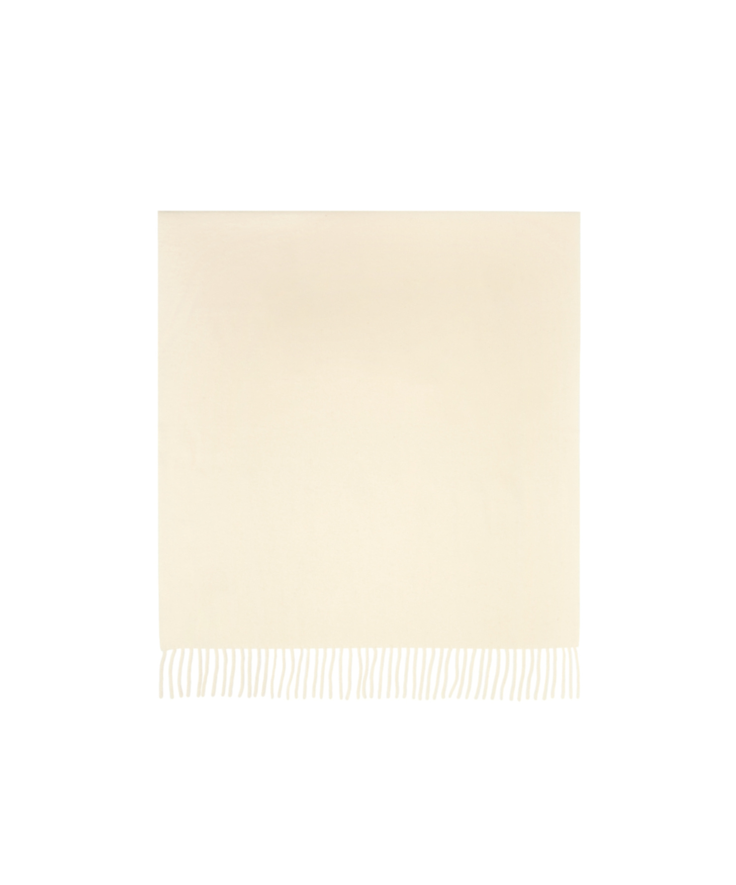 Maison Kitsuné Bold Fox Head Patch Scarf In White