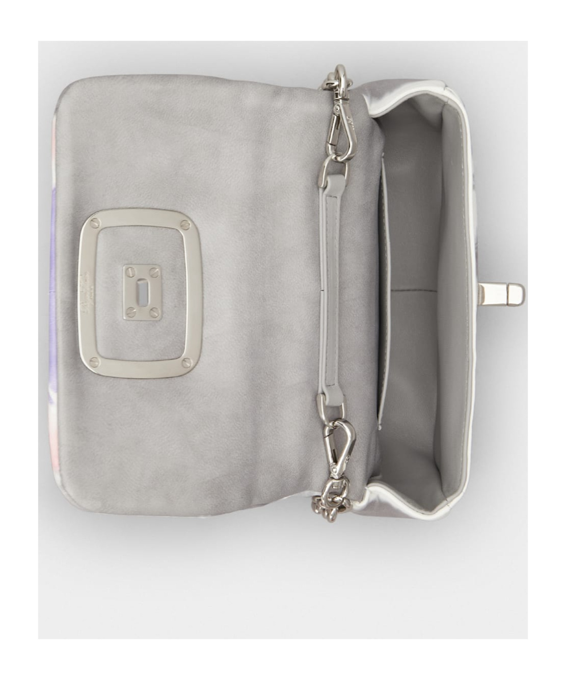 Shop Roger Vivier Viv' Choc Mini Bag In Nappa Leather In White