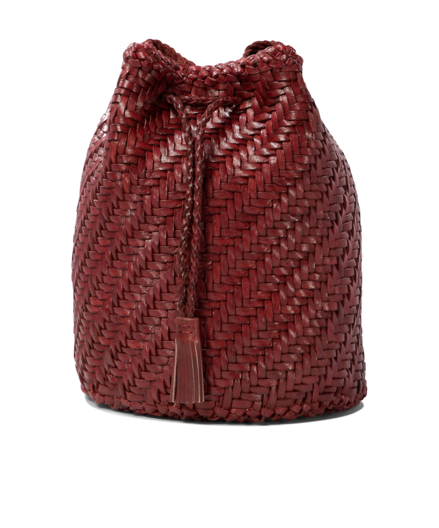 Shop Dragon Diffusion Draw-rope Bucket Bag In Red