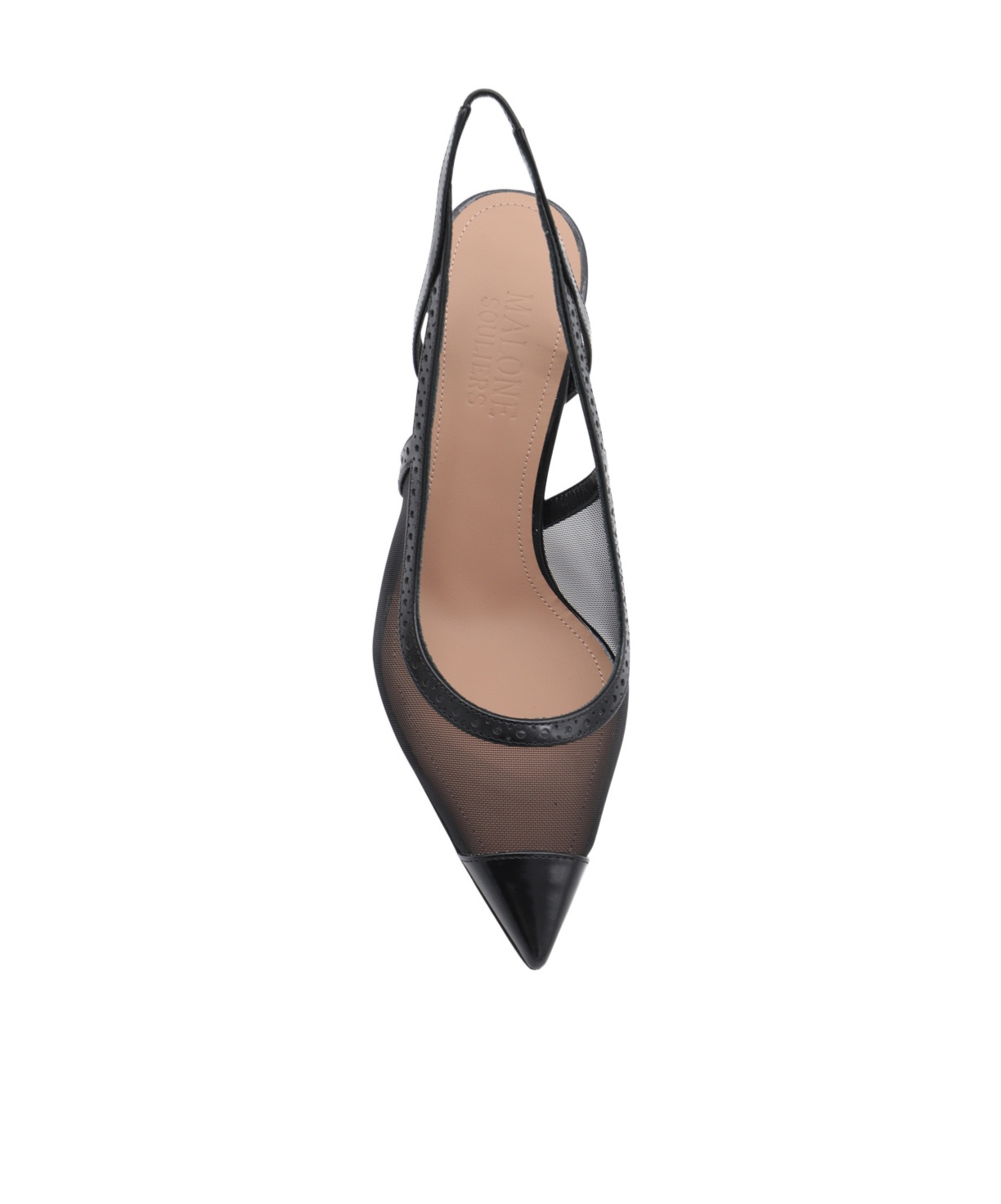 Malone Souliers Pointed High-heeled Sandals In Black