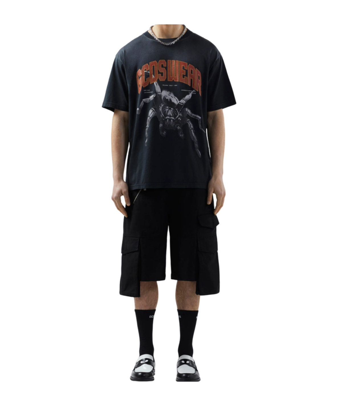 Shop Gcds Wear Spider T-shirt In Black