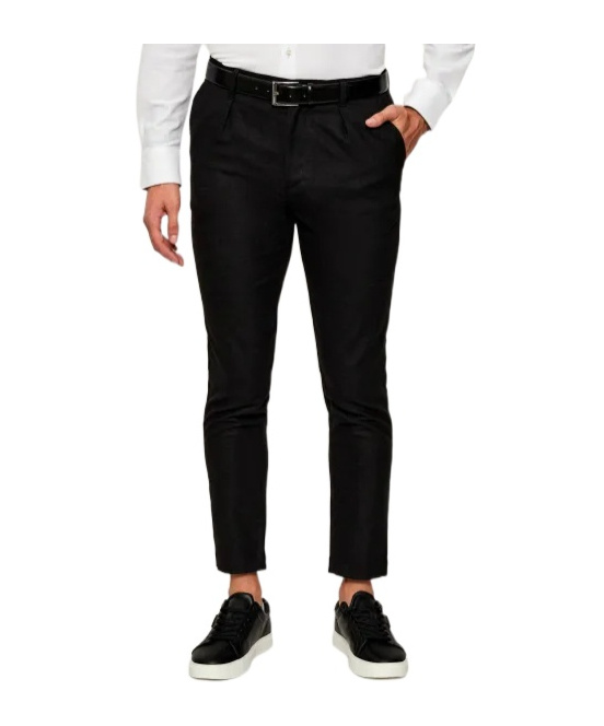 Woolrich Pleated Drawstring Trousers In Black