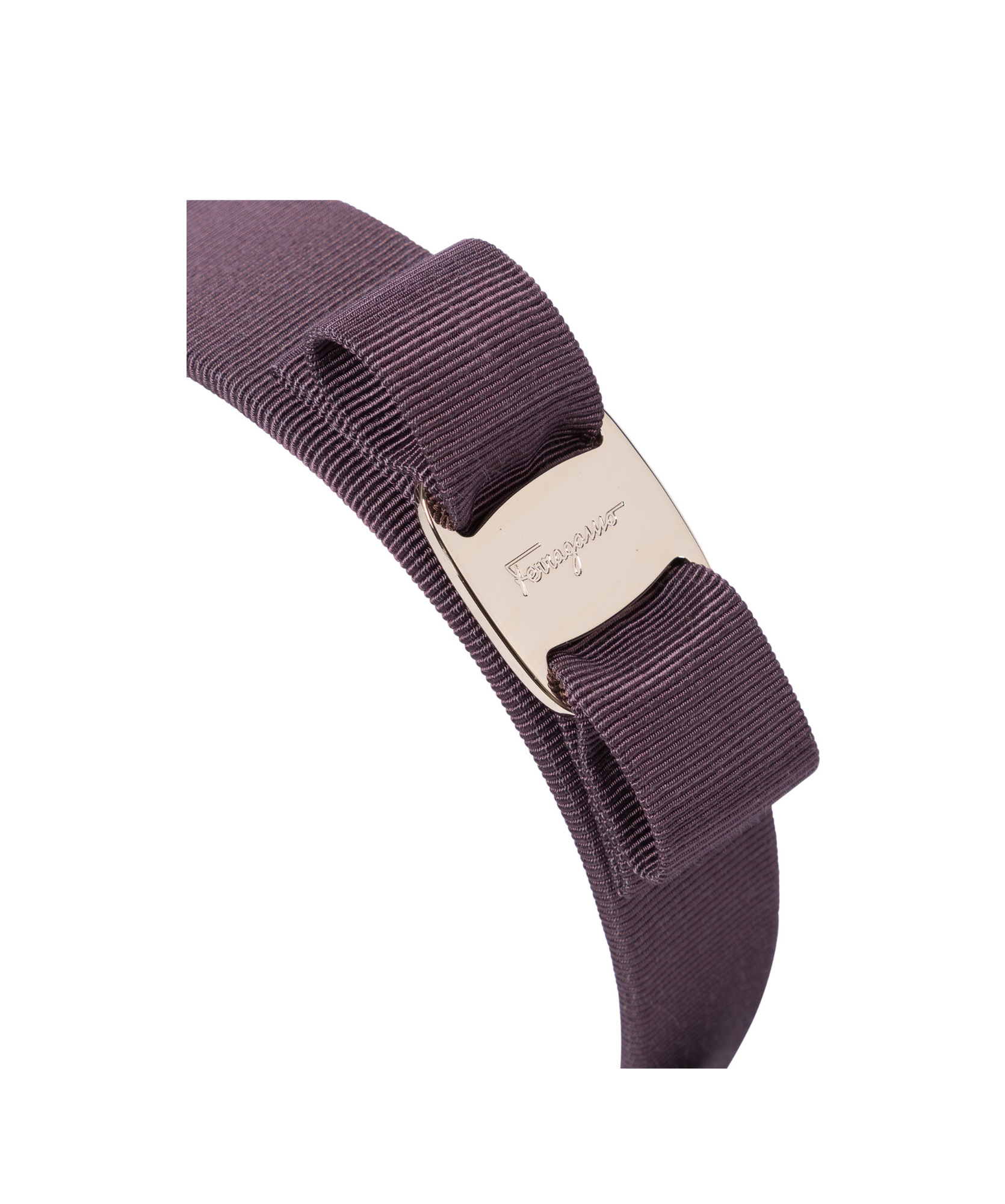 Ferragamo Vara Bow Headband In Black