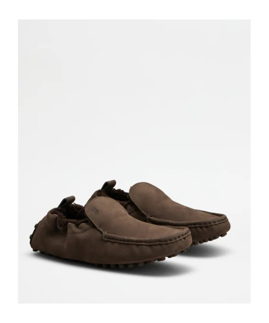 Tod's Gommino Leather Loafers In Brown