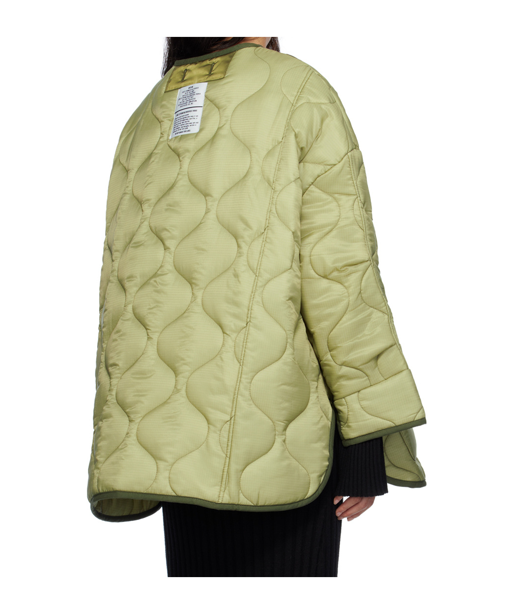 THE FRANKIE SHOP TEDDY OVERSIZED QUILTED JACKET