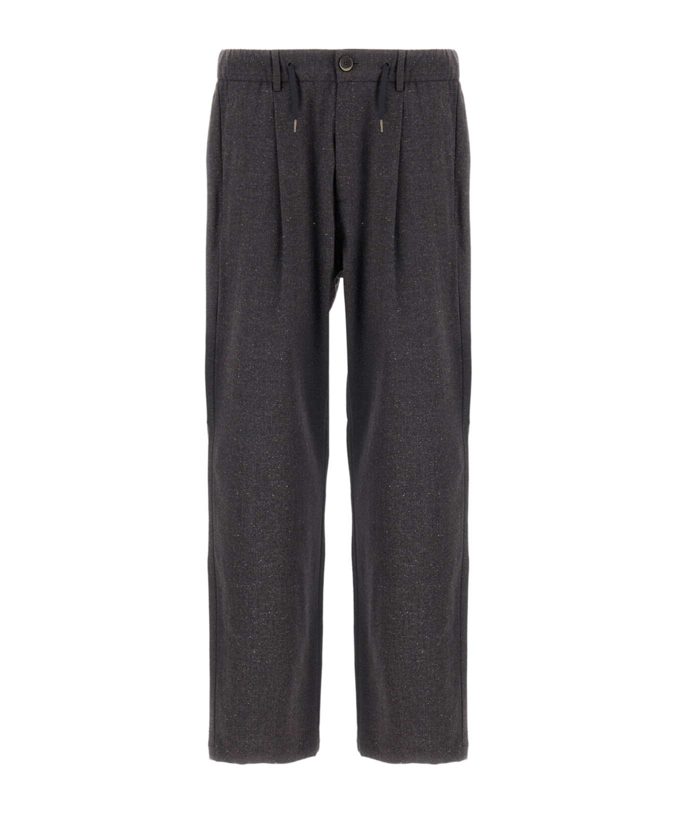 Herno Drawstring Casual Pants In Gray