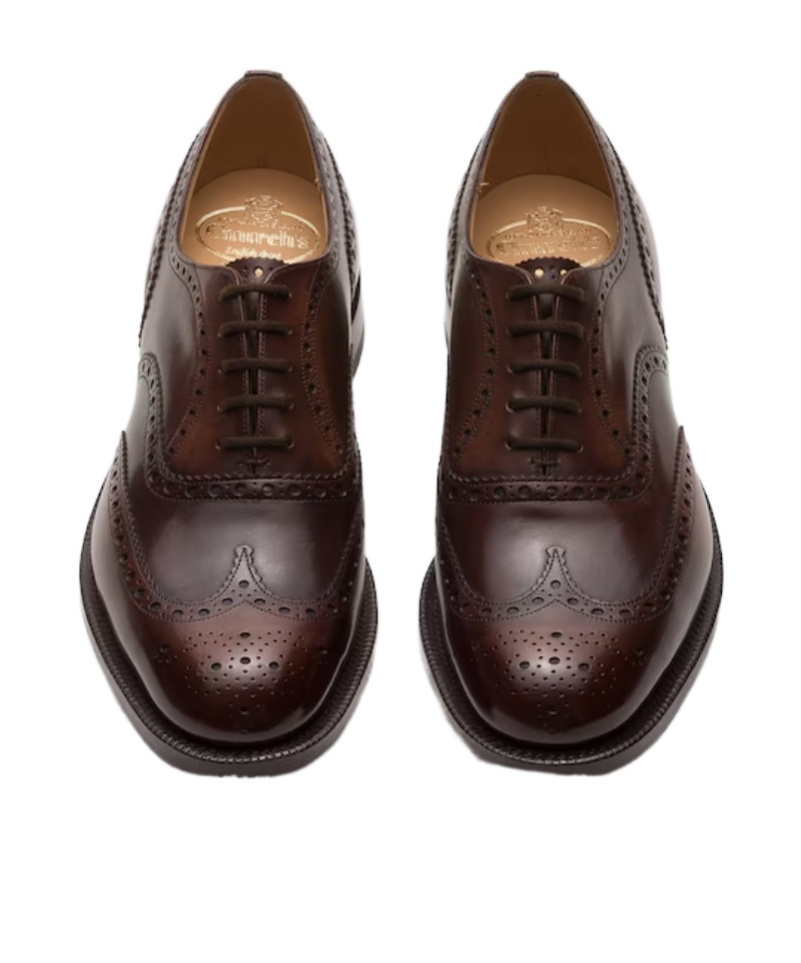 Church's Burwood Oxford Brogue Shoes In Black