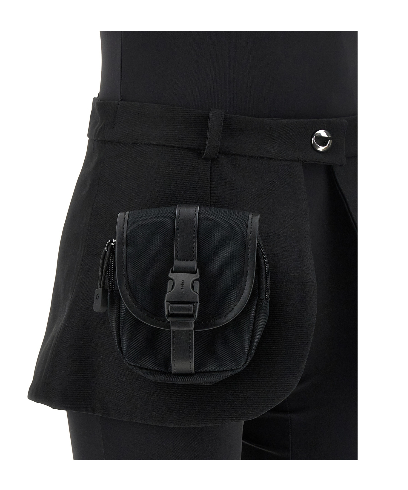 Coperni Synthetic Fabric Tracksuit With Utility Belt In Black
