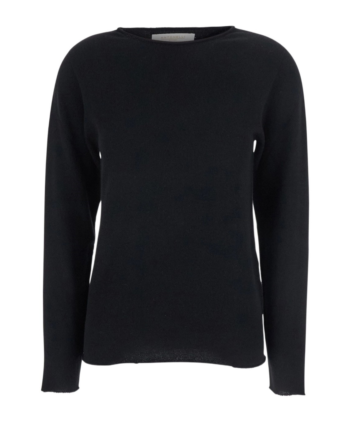 Antonelli Crew Neck Sweater In Black