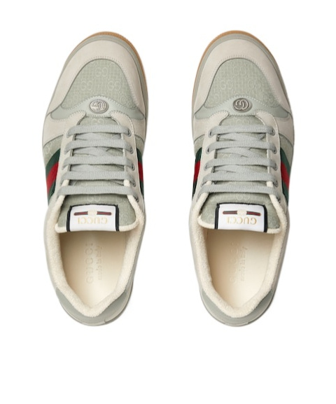 Gucci Screener Sneakers In Gray