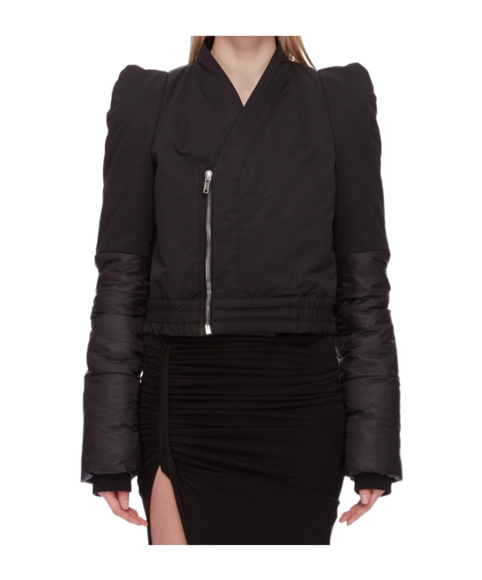 Rick Owens Drkshdw Long-sleeved Casual Jacket In Black