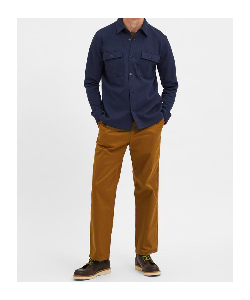 Selected Classic Overshirt In Black