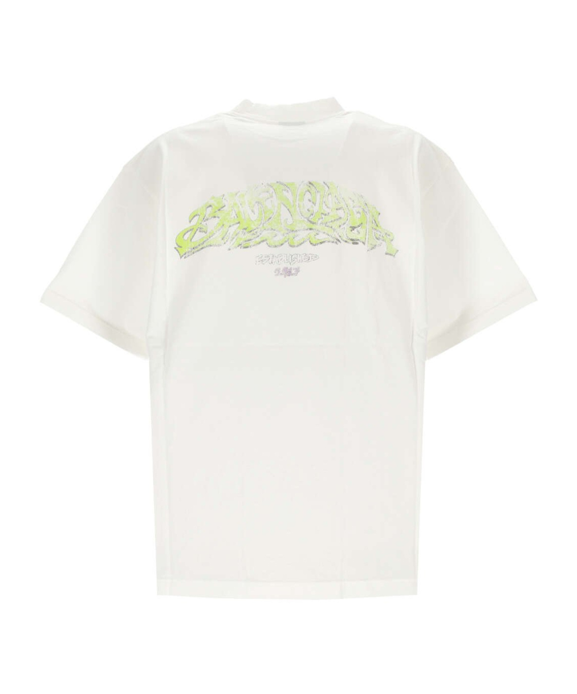 BALENCIAGA LOGO-PRINT COTTON T-SHIRT