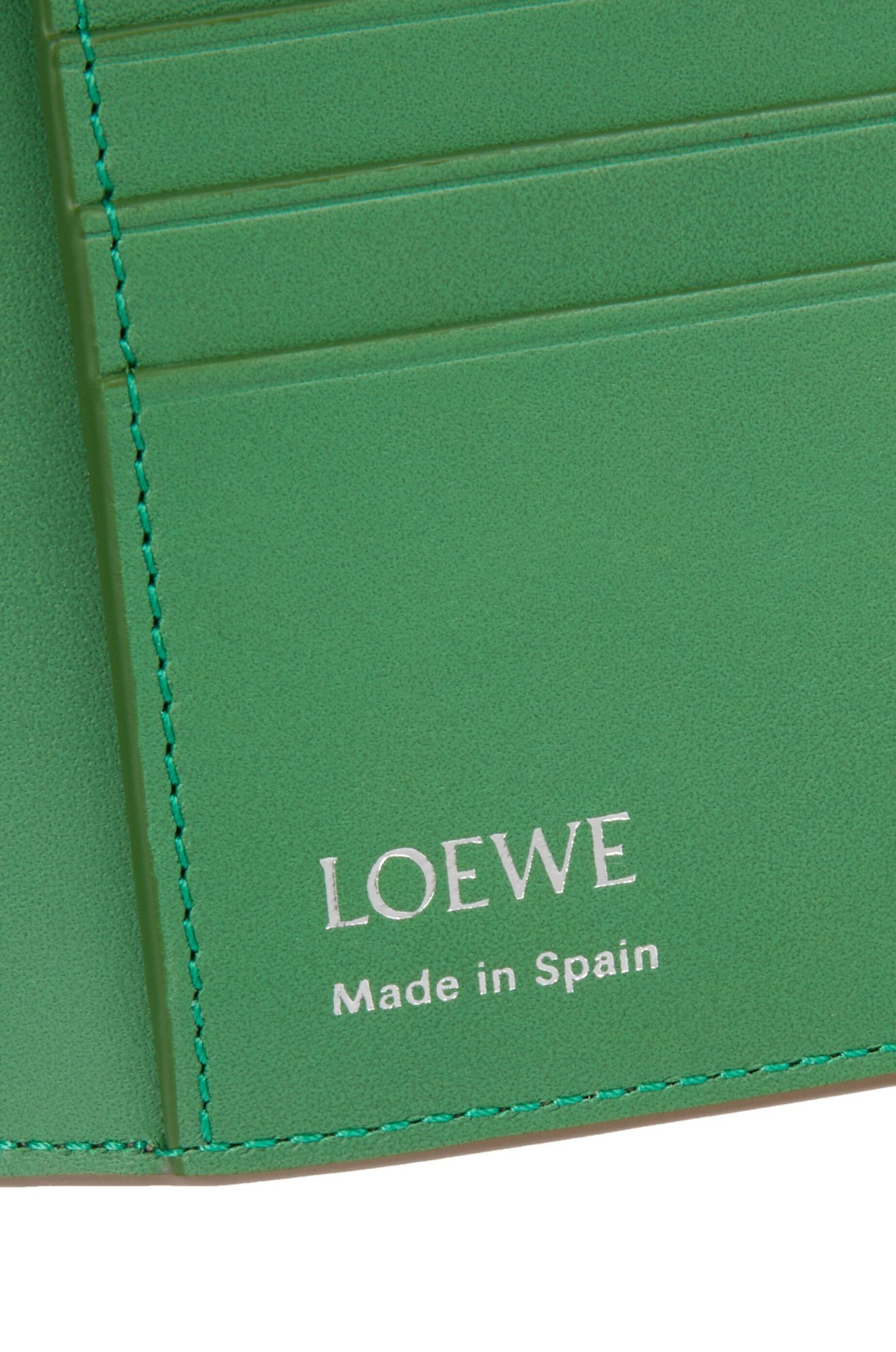 Loewe Logo Book Wallet In Nude