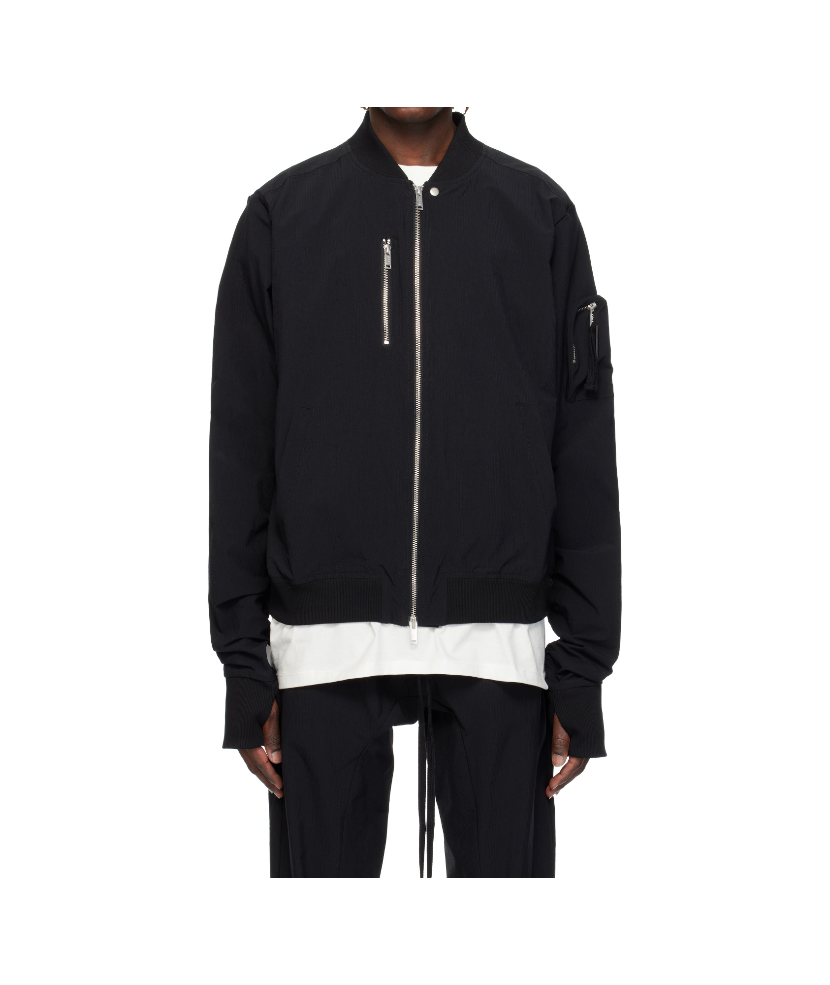 Thom Krom Men Jacket Full Zip Clothing In Black