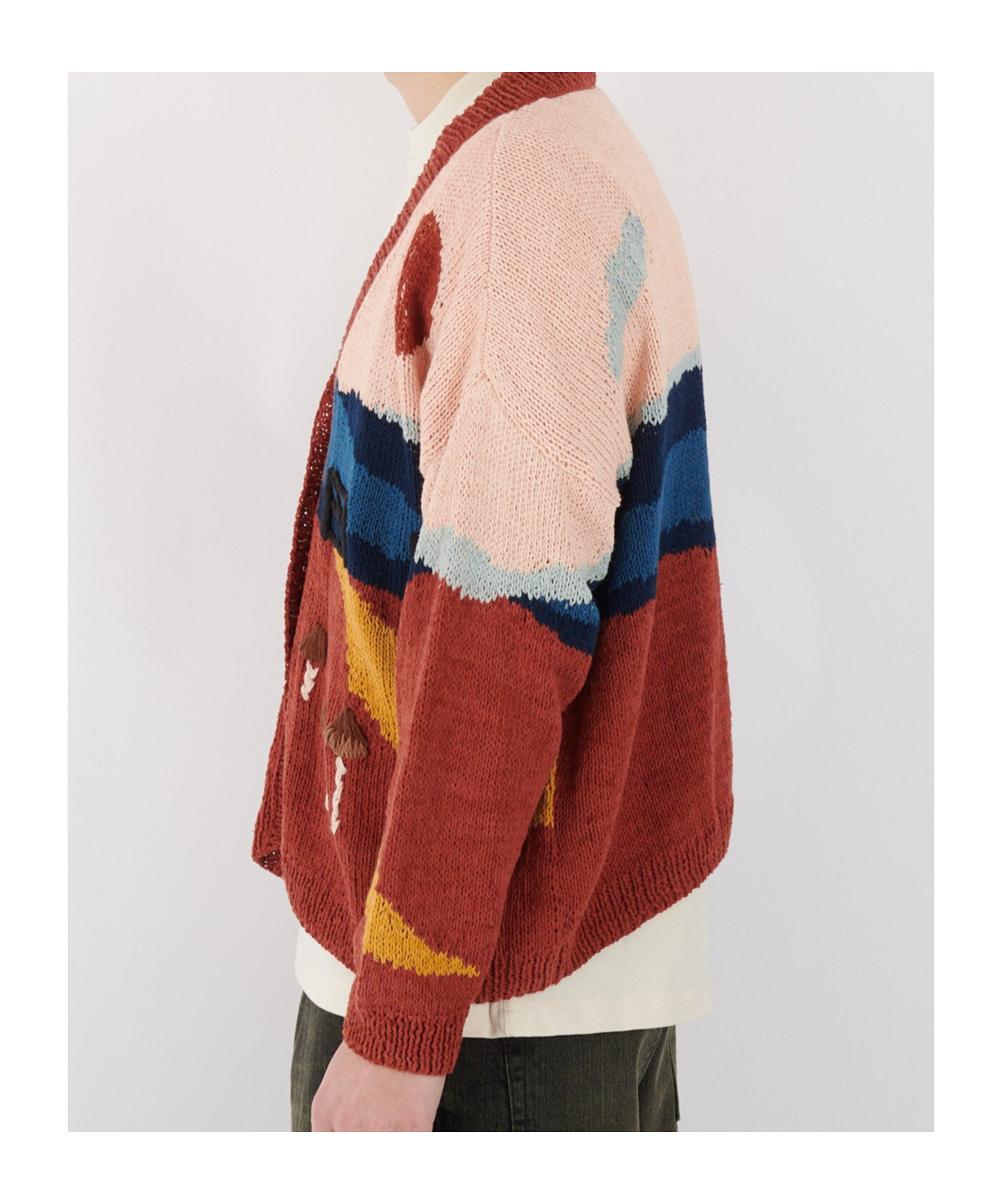 Story Mfg. Long-sleeved Sweater In Red