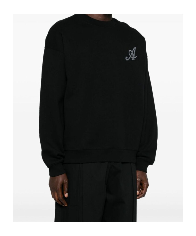 Axel Arigato Rook Embroidered Sweatshirt In Black