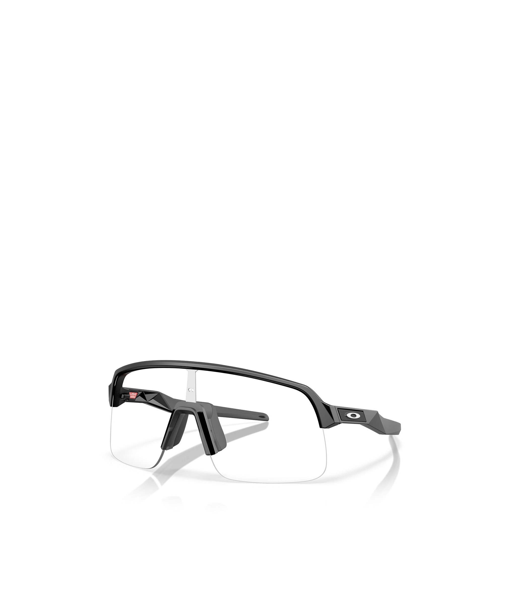 Oakley Geometric Frame Plain Mirror In White