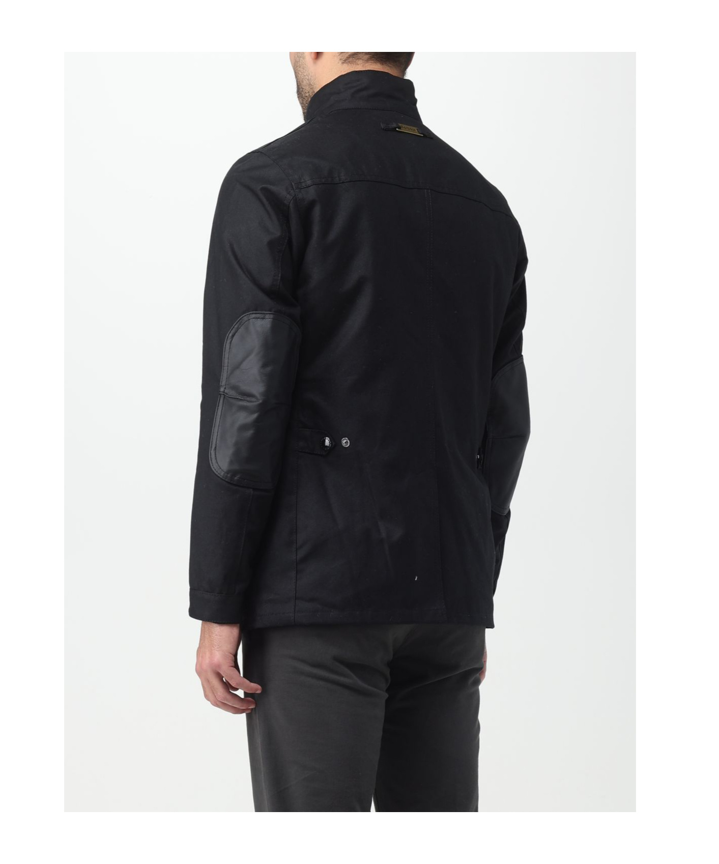 Barbour Long-sleeved Casual Jacket In Black