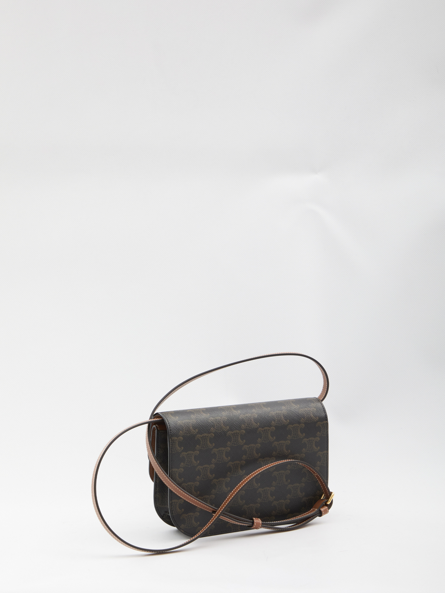 Celine Women Wallet On Chain Crossbody Bag In Brown