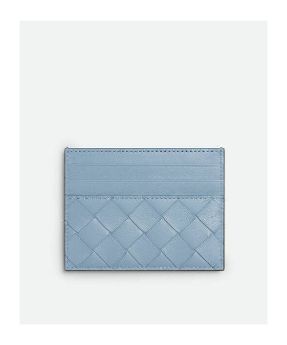 Bottega Veneta Intrecciato Card Holder In Green
