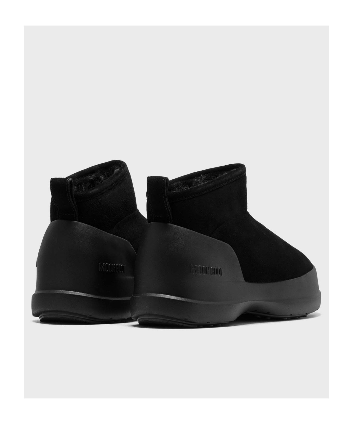 Moon Boot Logo Printed Boots In Black