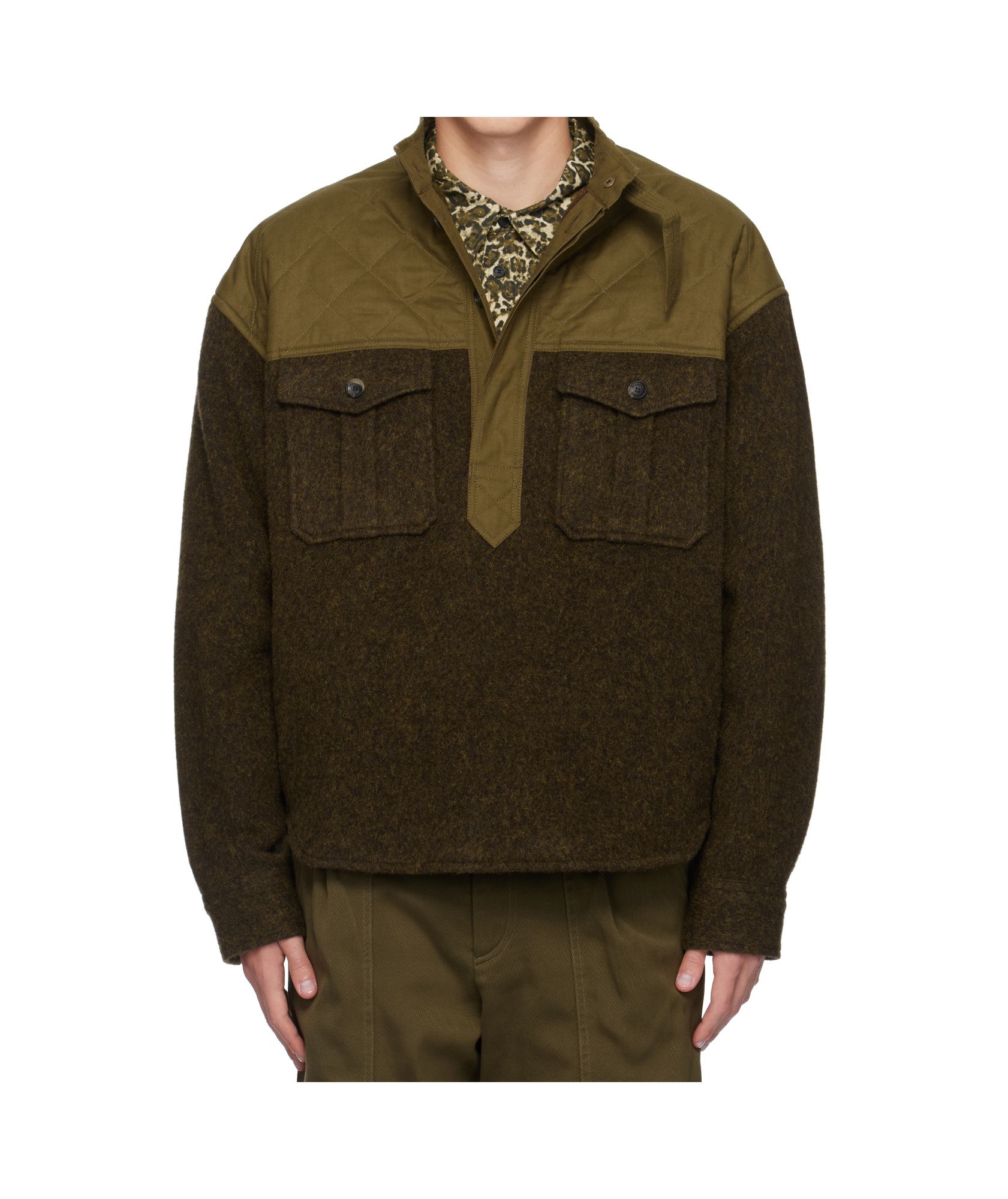 Isabel Marant Stiven Jacket Dark Khaki In Black