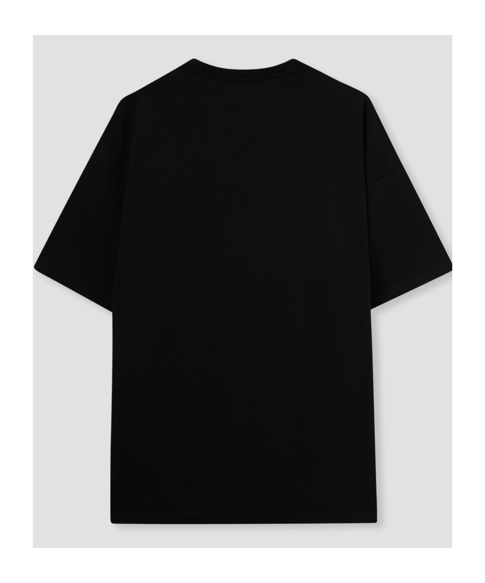 Oamc Black Cotton T-shirt In Black