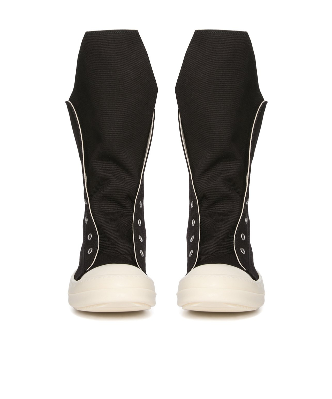 Rick Owens Drkshdw Lace-up High-top Casual Shoes In Black