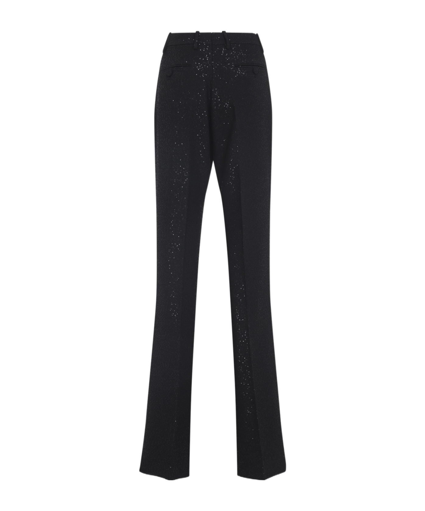 Tom Ford Sequined Tailored Straight Pants In Black