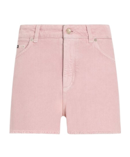 Dolce & Gabbana Five-pocket Denim Shorts In Pink