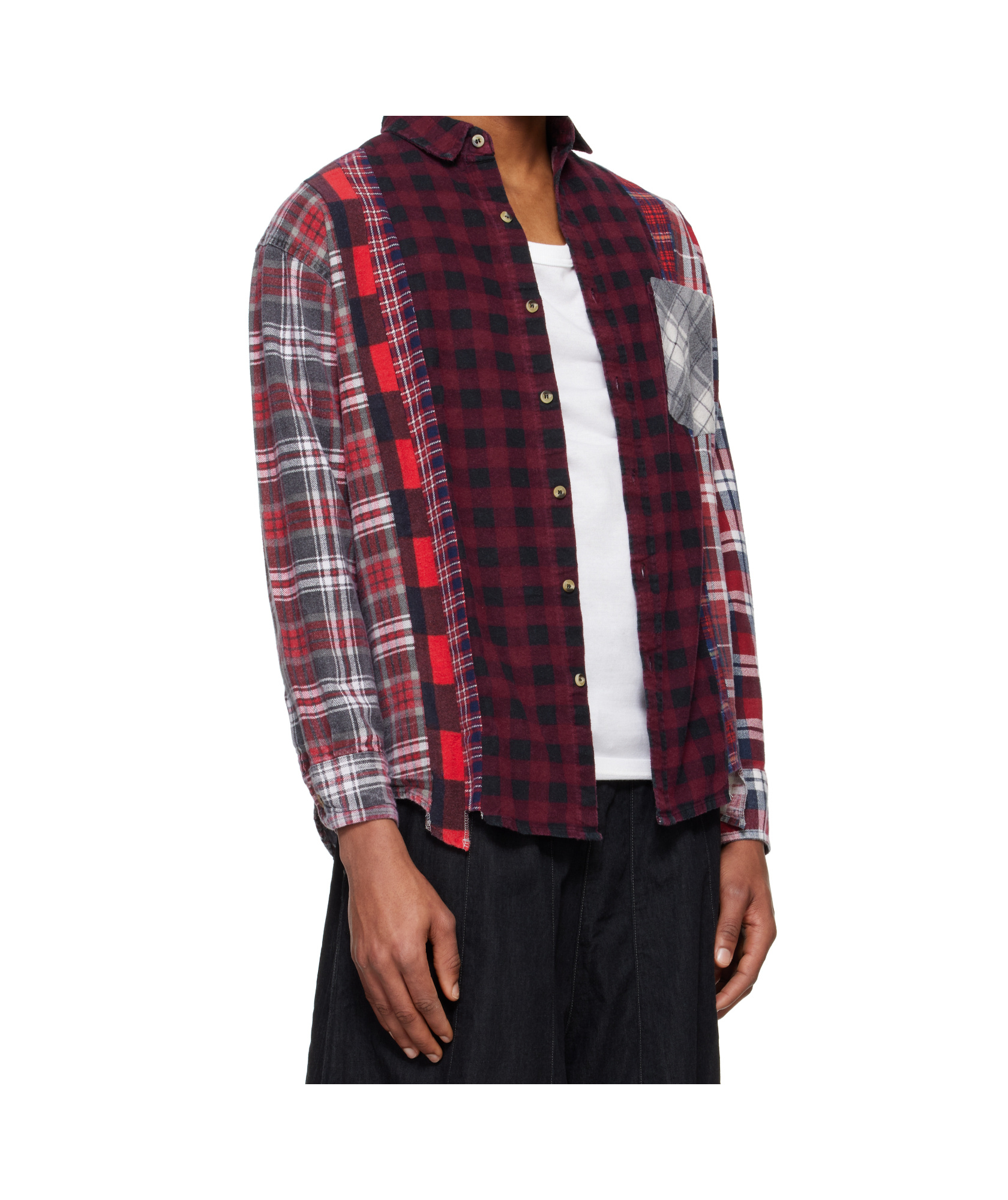 Needles Long Sleeve Shirt In Multi-color