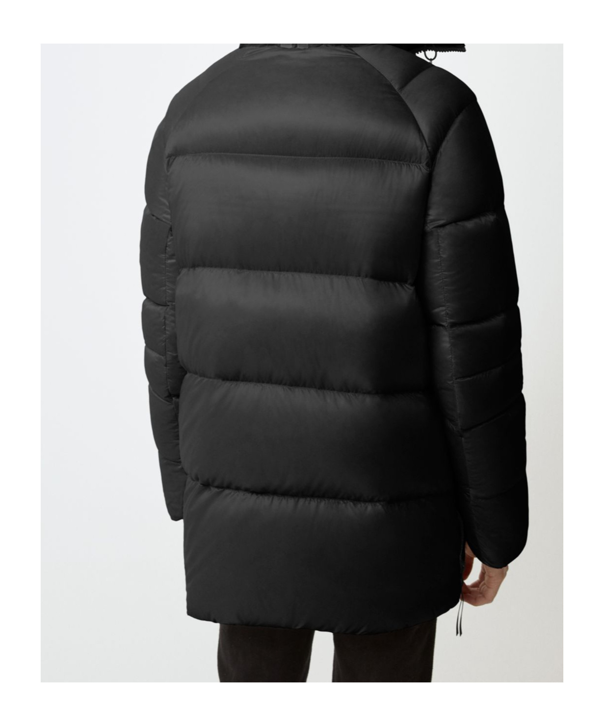 Canada Goose Cypress Puffer Coat In Black