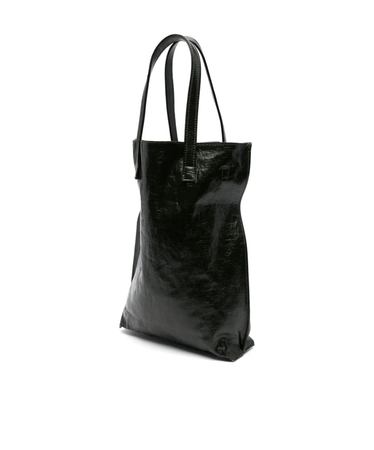 Uma Wang Double Handle Shoulder Bag In Black