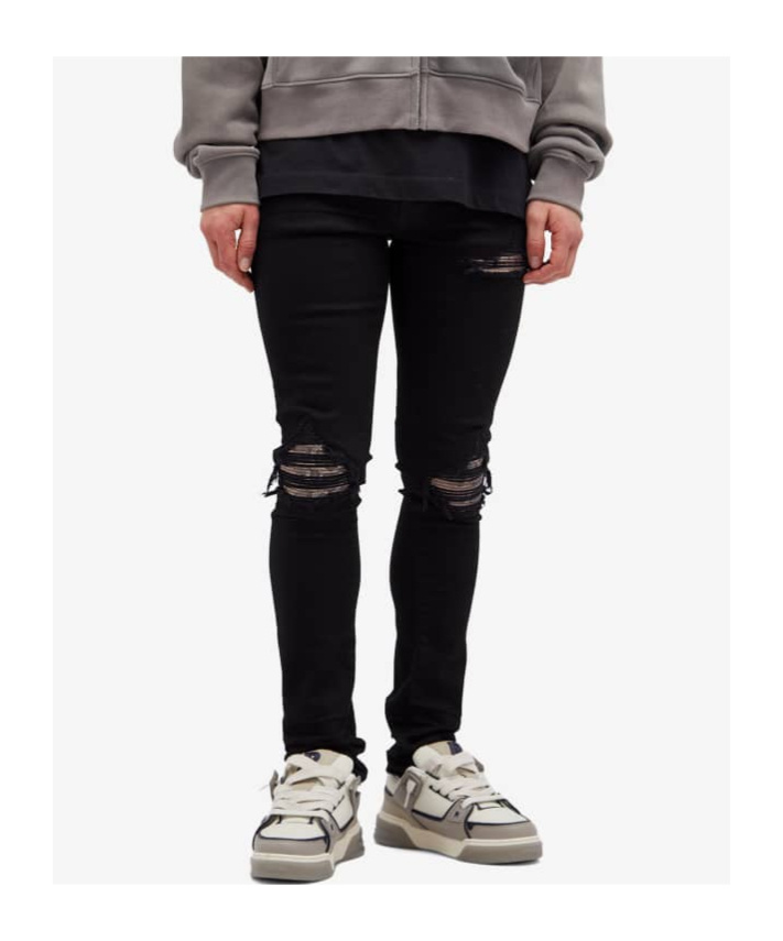Amiri Snake Mx Jeans In Black