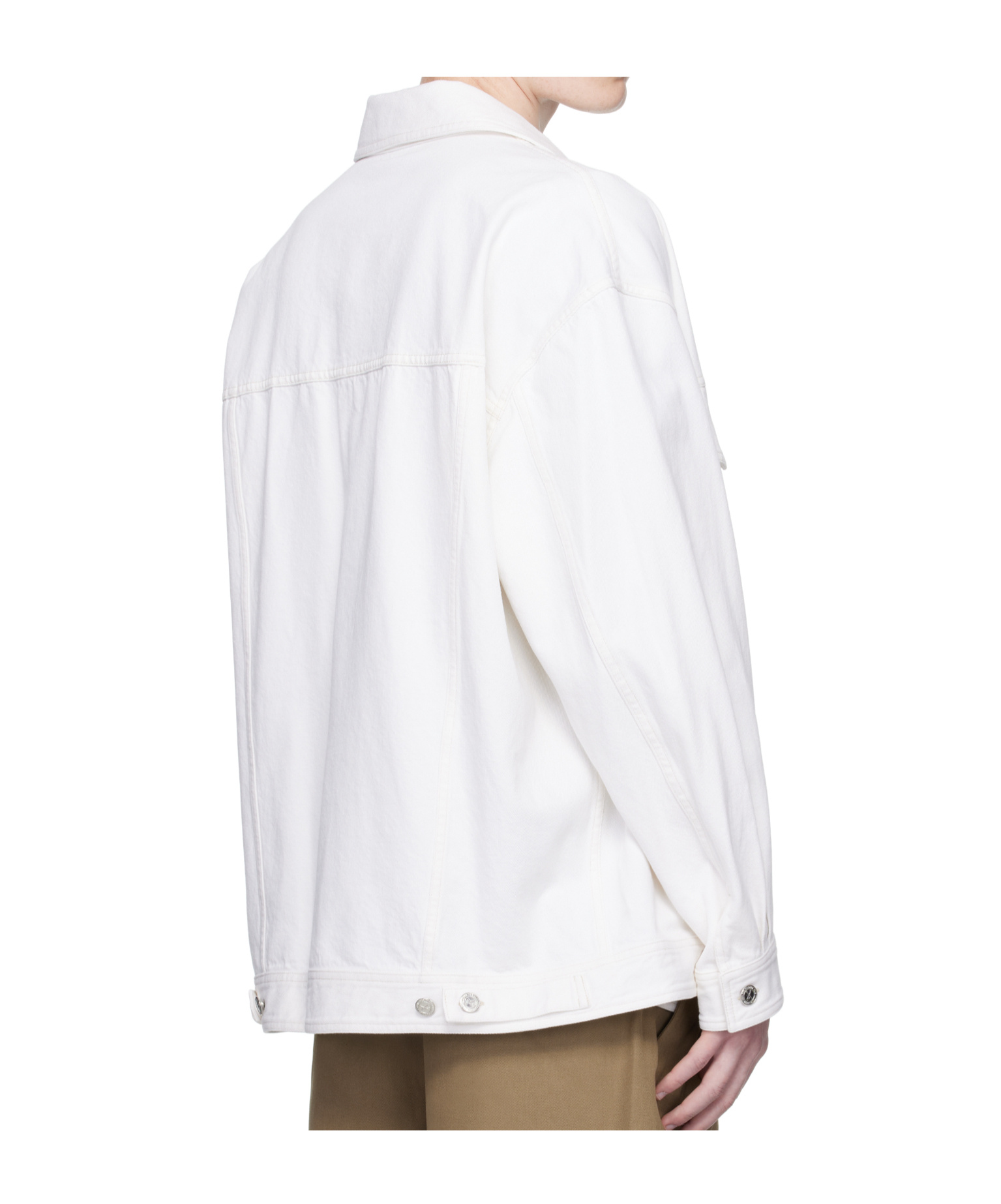 Apc Lapel Long-sleeved Casual Jacket In White