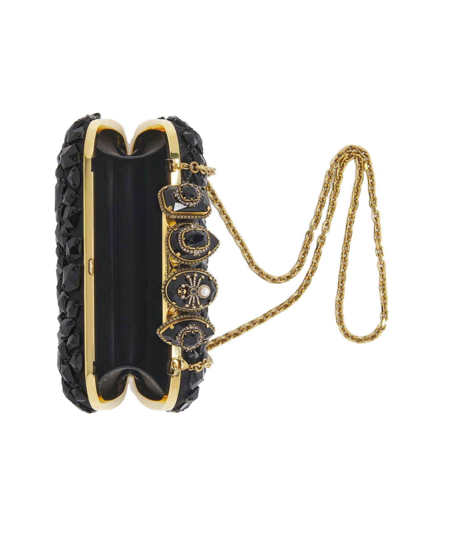 Alexander Mcqueen Spider Embellished Knuckle Clutch Bag
