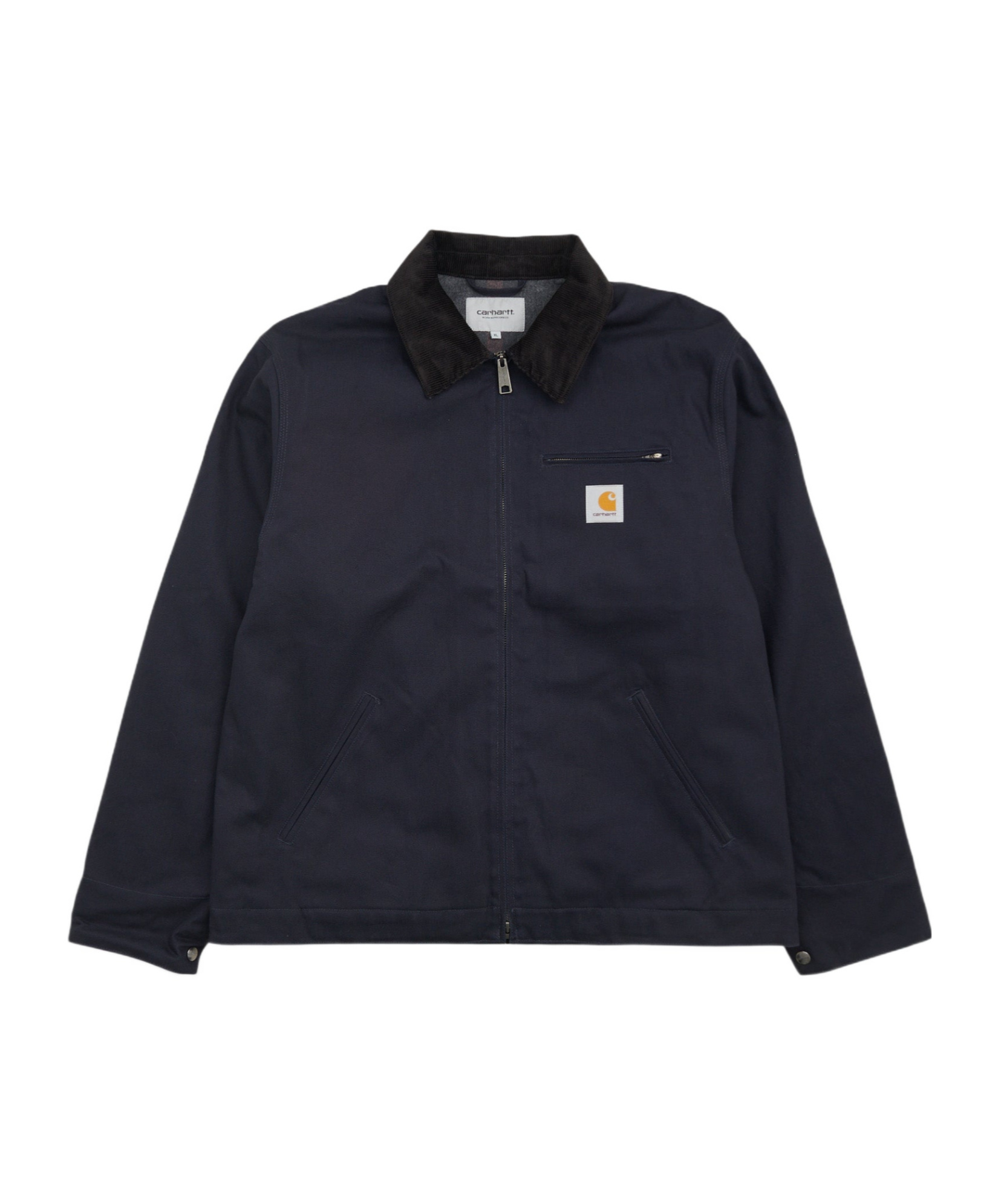 Carhartt Cotton Canvas Jacket In Blue