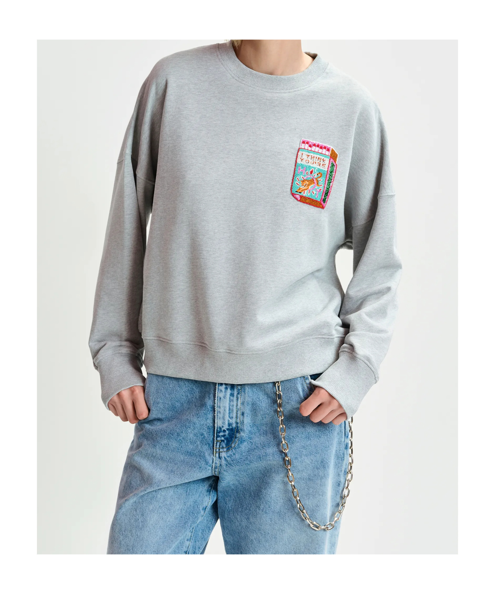Essentiel Antwerp Sweaters In Gray/multicolor