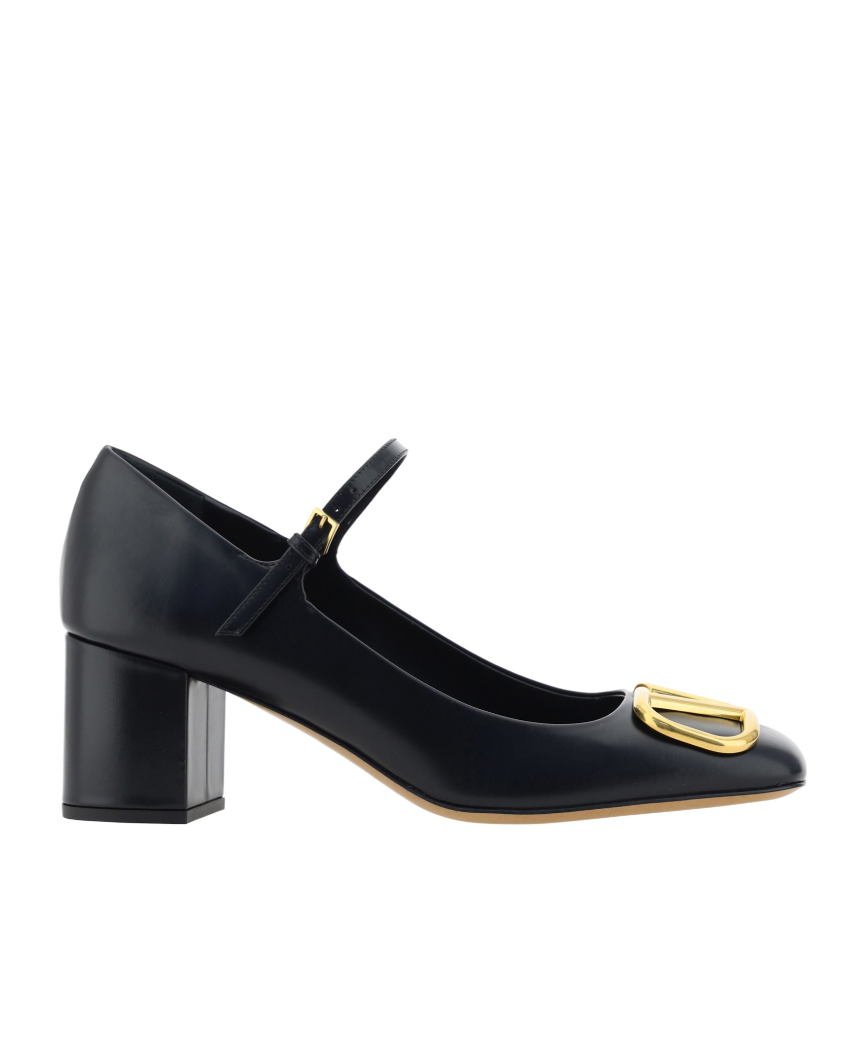 Valentino Mary Jane Vlogo Signature T. 60 Vi In Black