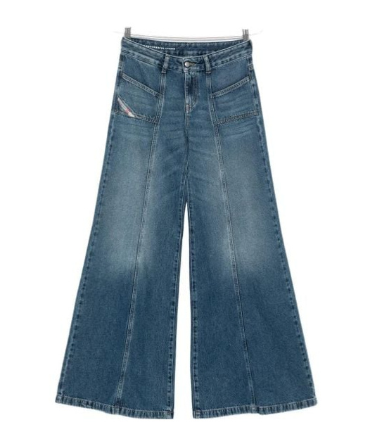 Diesel 1996 D-sire 09h59 Low-rise Straight-leg Jeans In Blue