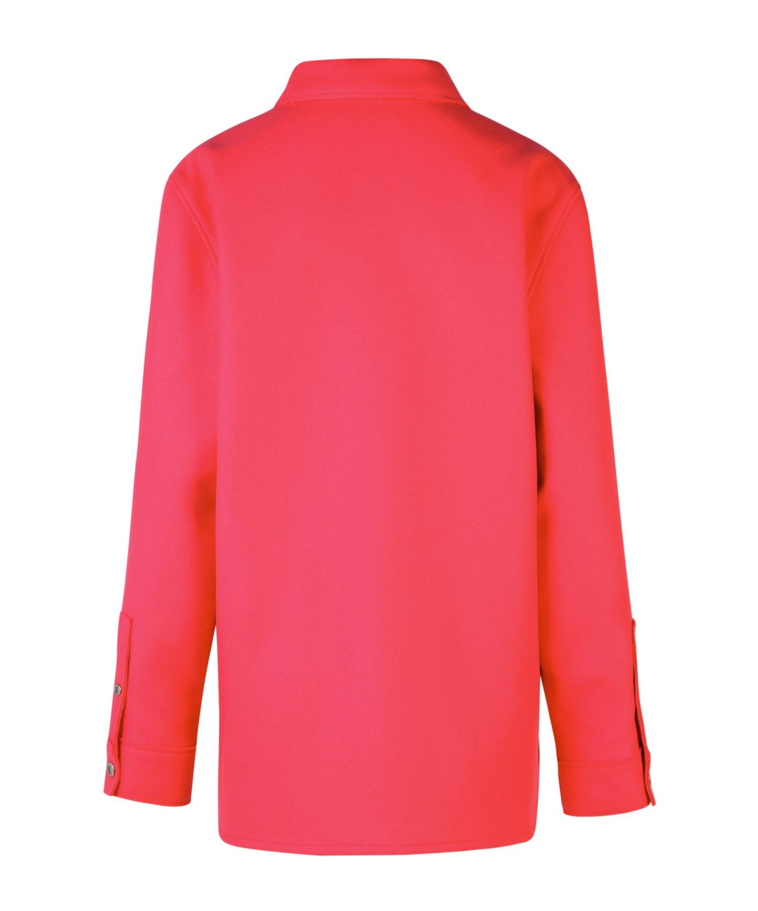 Moschino Jeans Oversized Button-up Knitted Shirt In Red