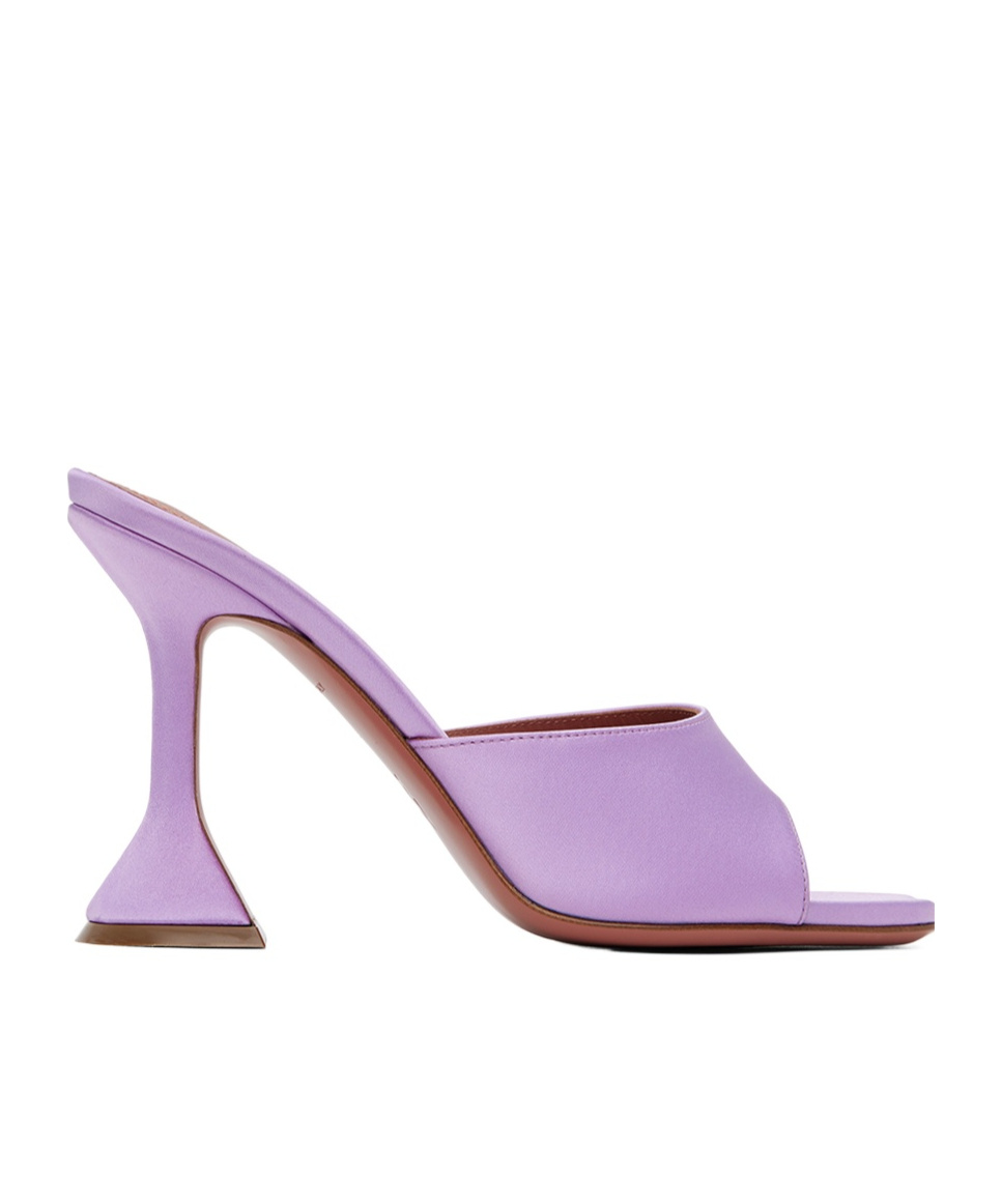 AMINA MUADDI LUPITA SQUARE-TOED HEELS SANDALS 
