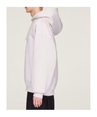 Y-3 Drawstring Hoodie In Gray