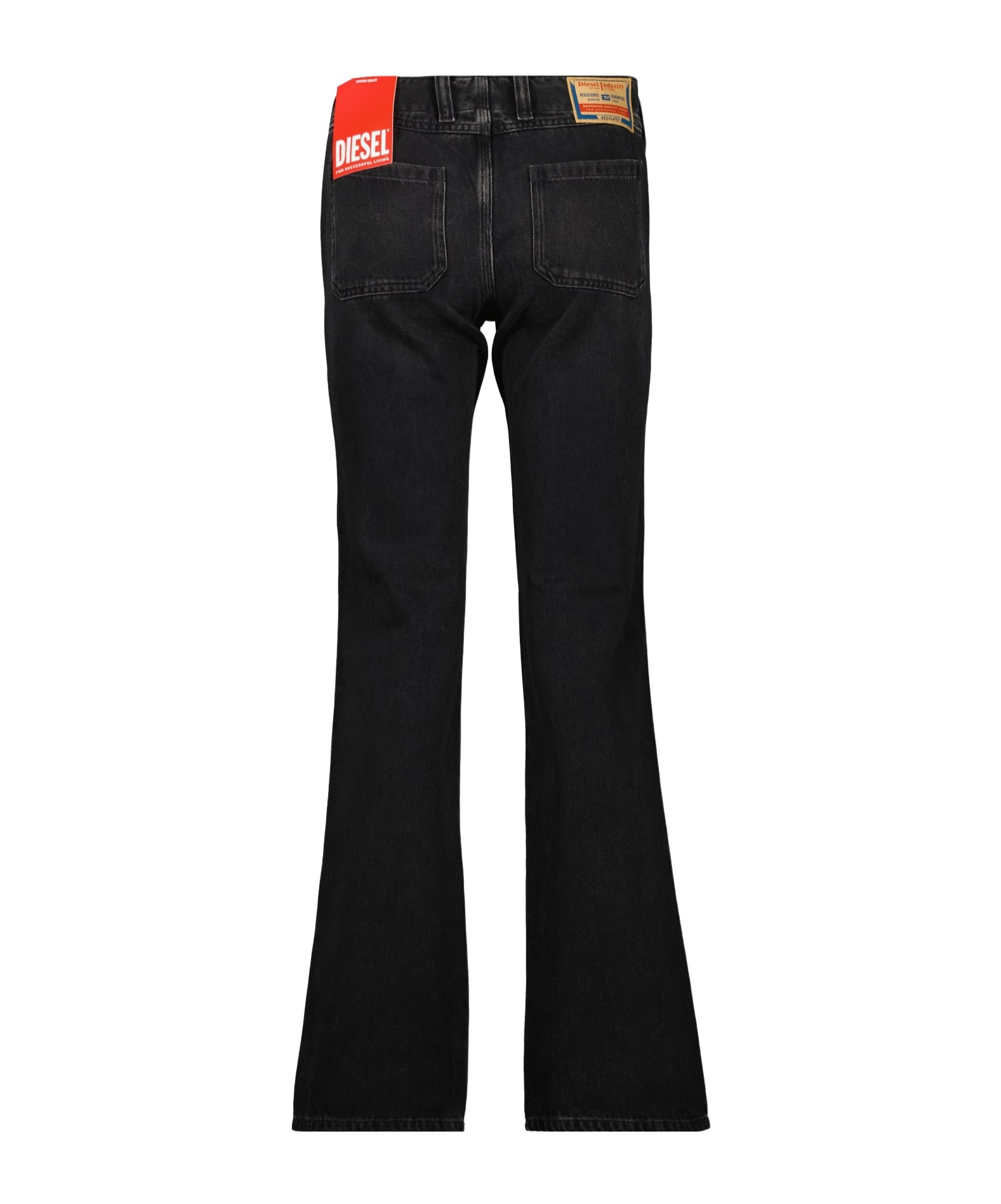 Diesel Belt Loop Jeans In Black