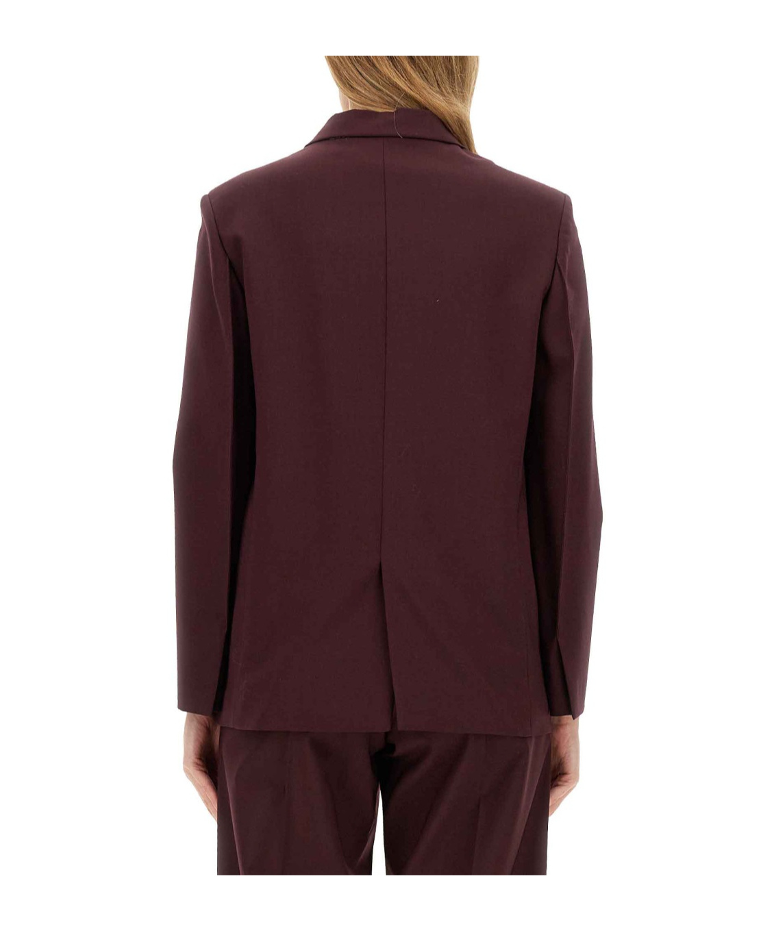 Alysi Single-breasted Blazer In Brown