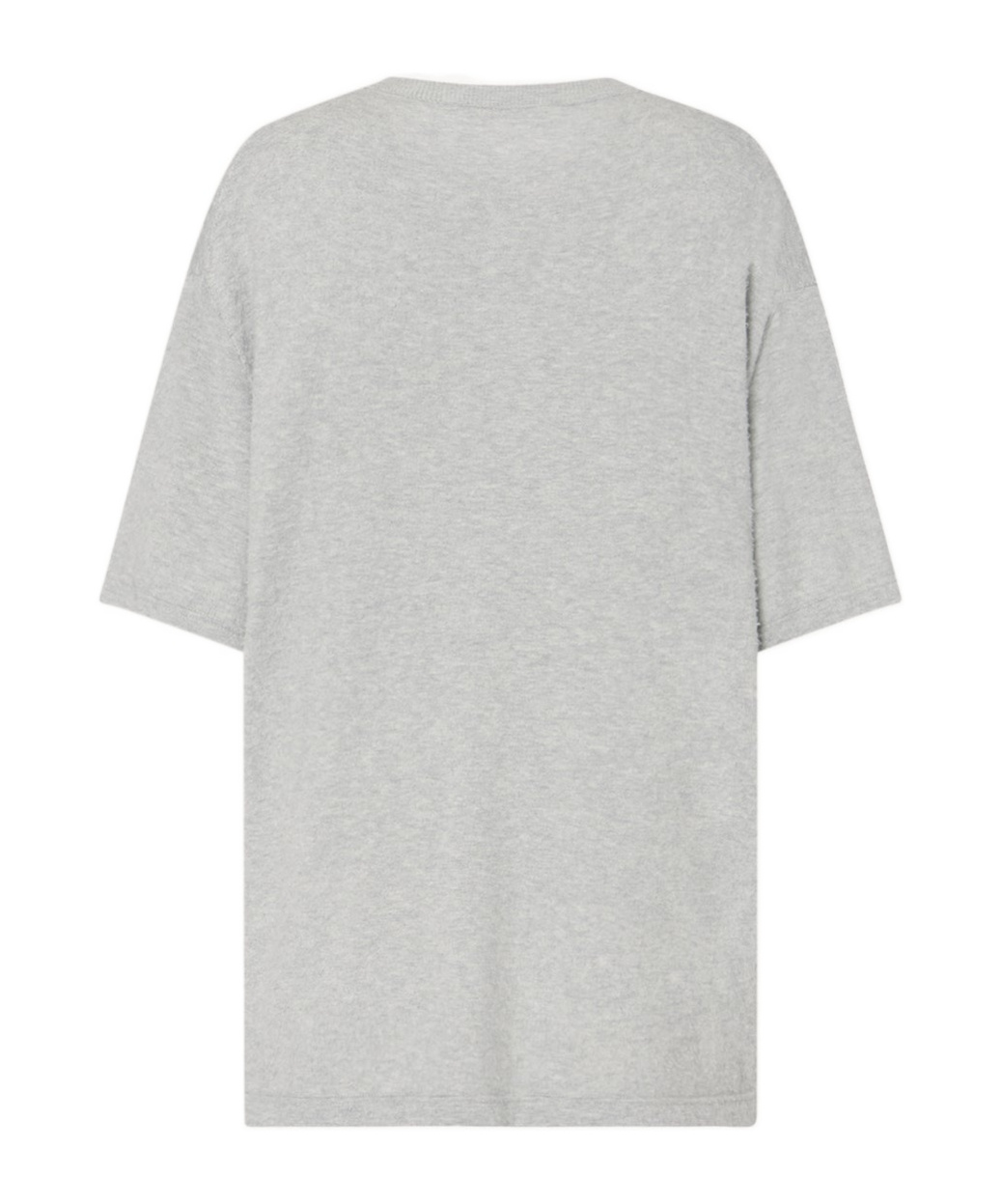 The Row Jiselle Oversized Knitted T-shirt In Gray