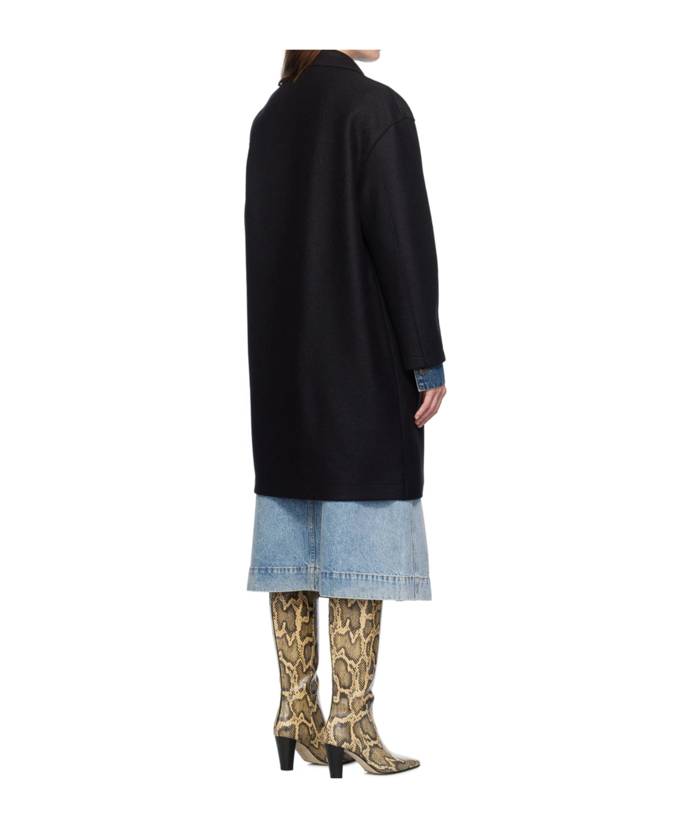 HARRIS WHARF LONDON OVERSIZED LONG-SLEEVED COAT