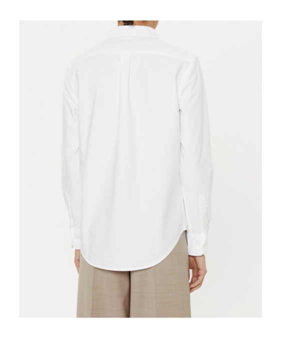 Polo Ralph Lauren Casual Button-up Shirt With Long Sleeves In White