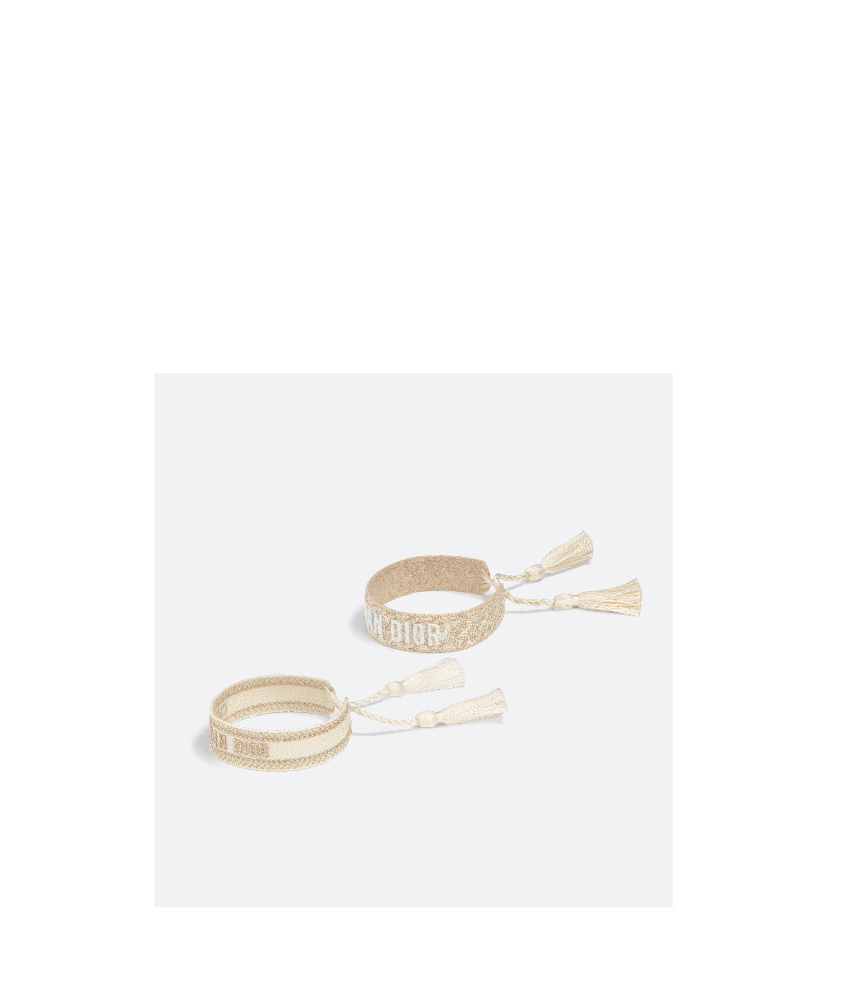 Dior Ring Bracelet Set In Yellow